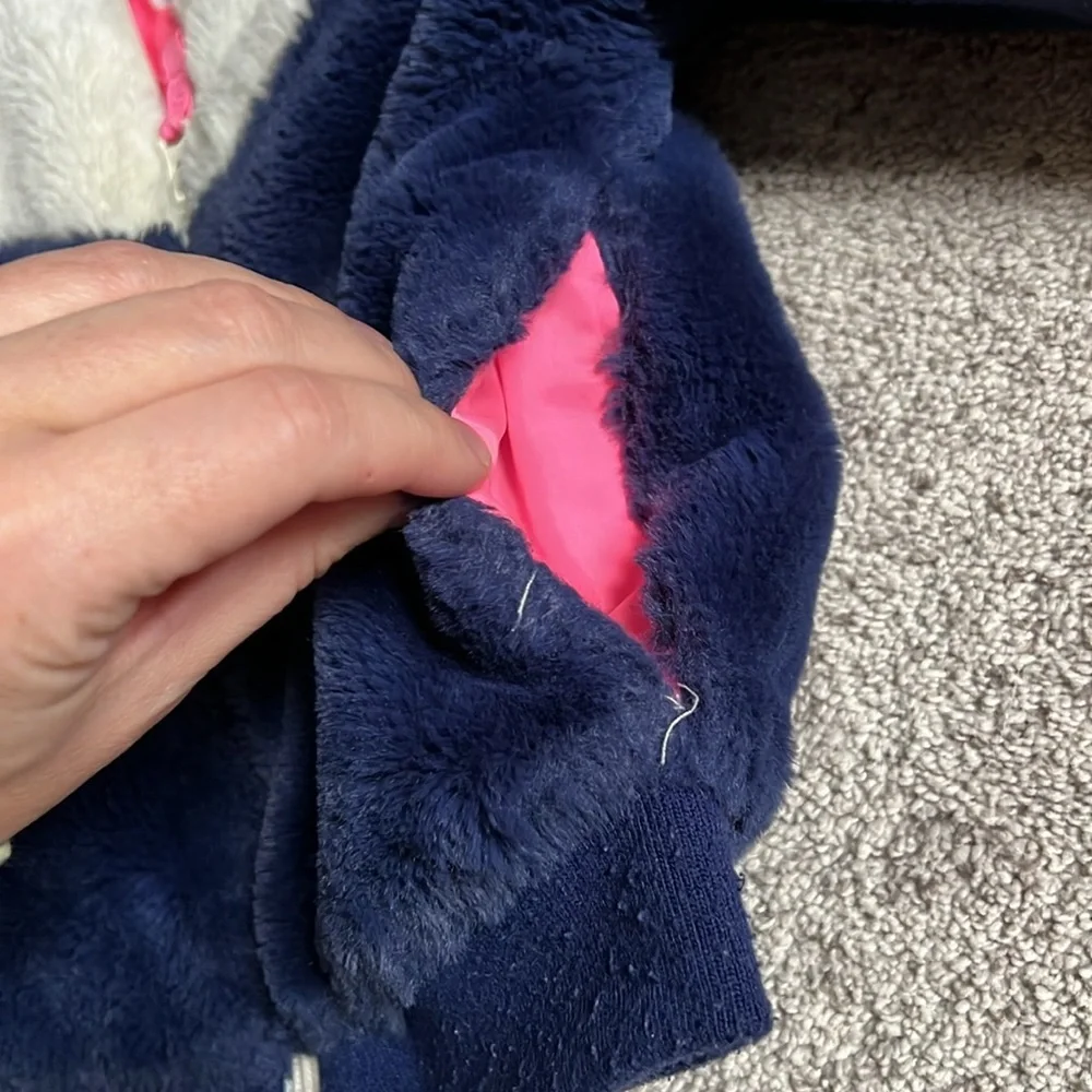 Girls Faux Fur Jacket - 4/5